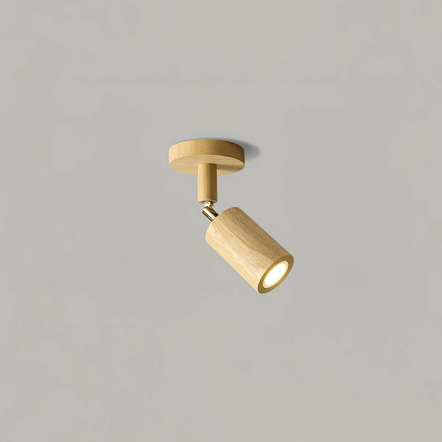 Natural Wood Beam Spotlight Light
