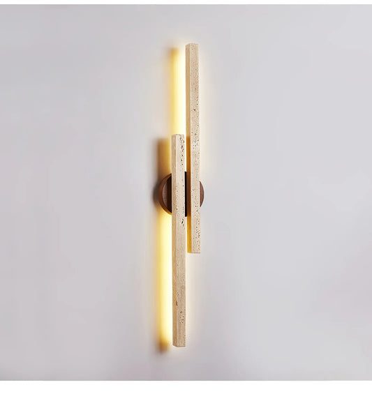 Aeris Travertine Wall Light