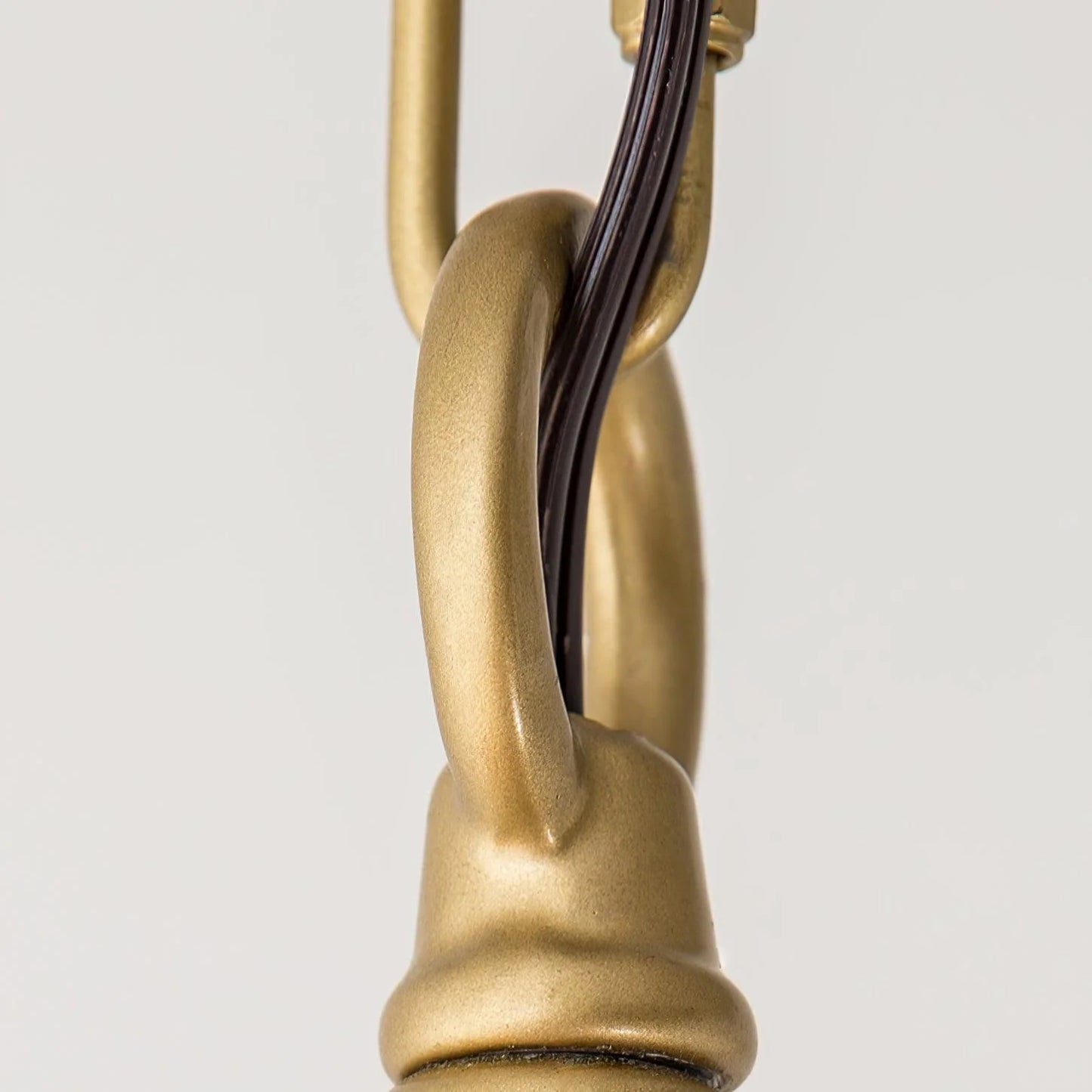 Antique Gold Leaf Lantern Chandelier