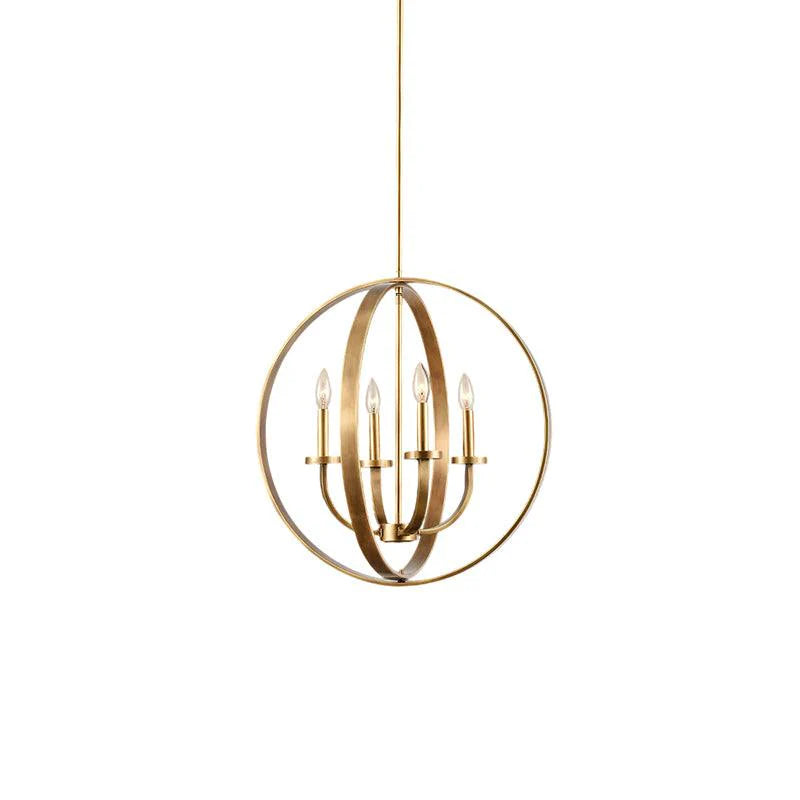 Art Deco Crest Pendant Light