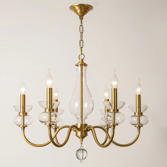 Bergdorf Glass Chandelier