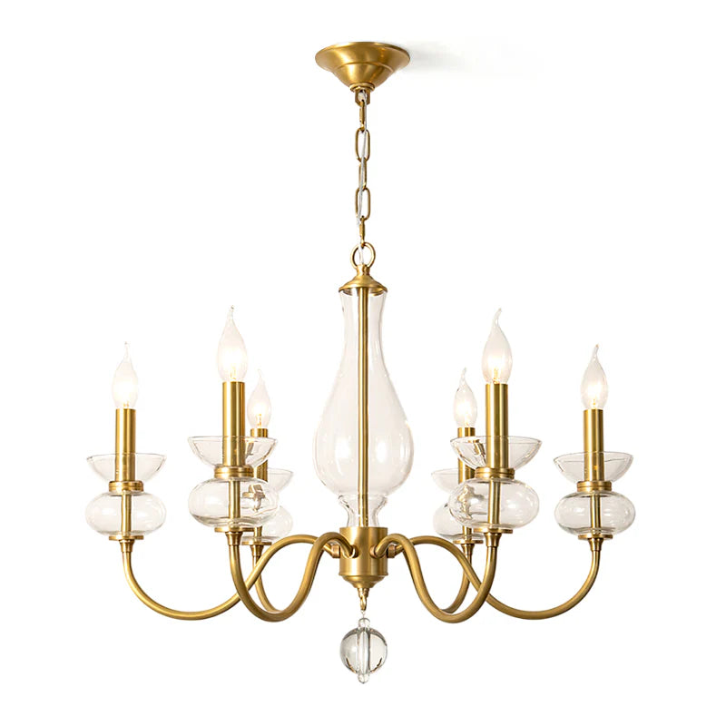 Bergdorf Glass Chandelier