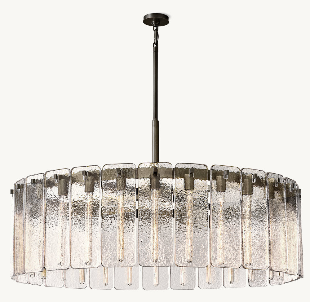 Calamette Glass Round Chandelier