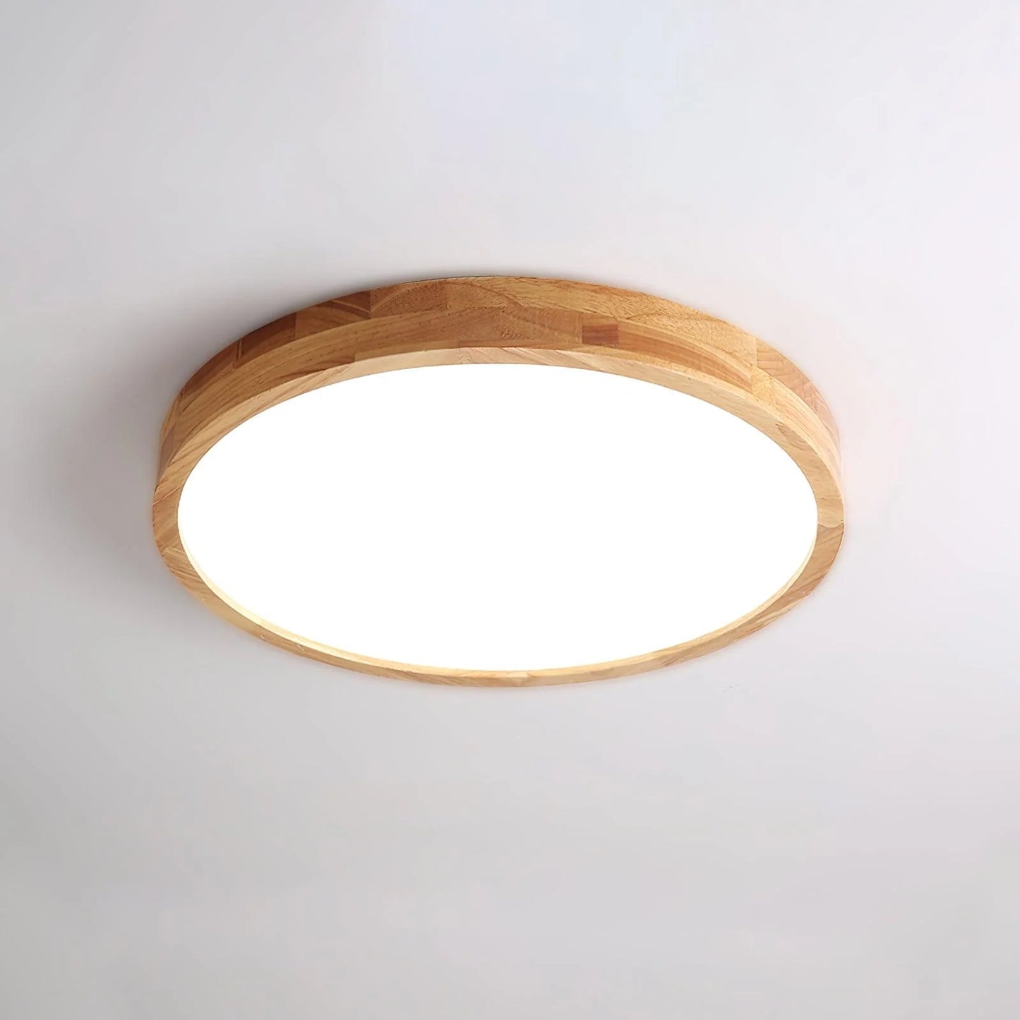 Circle Wooden Ceiling Light