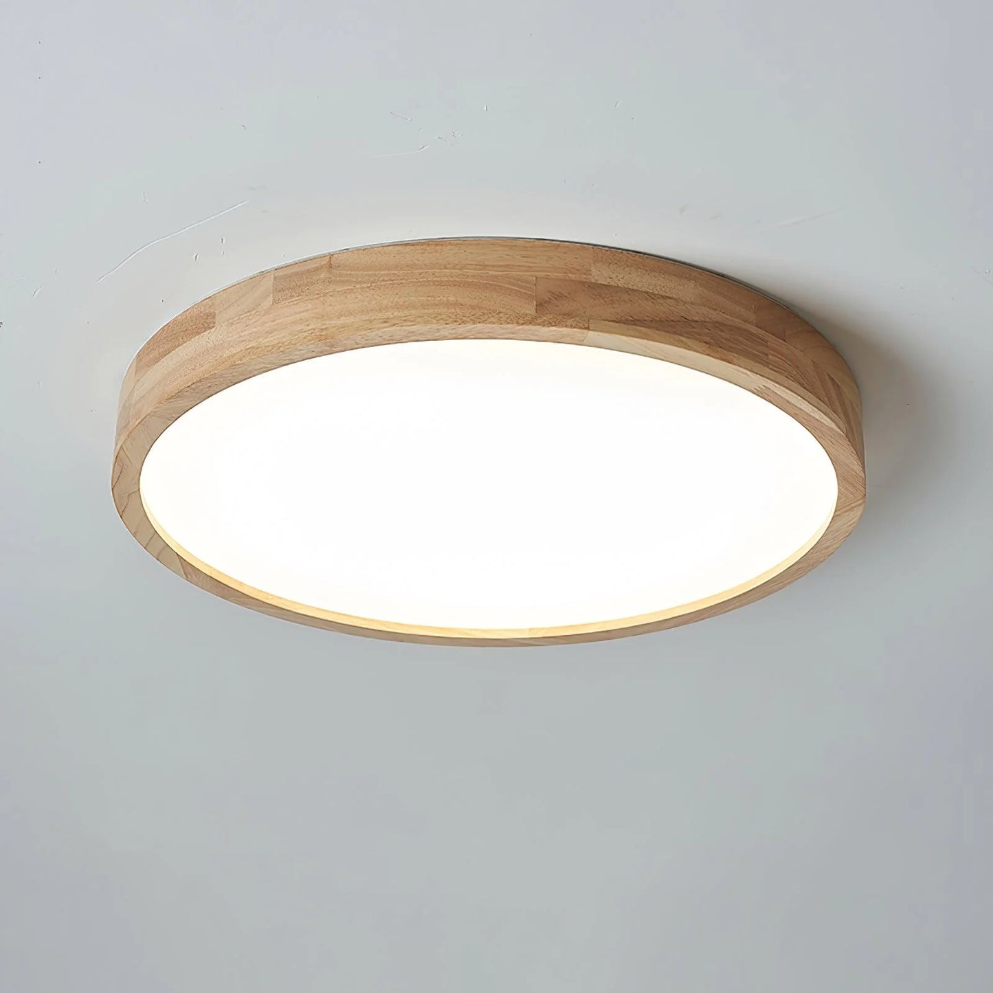 Circle Wooden Ceiling Light