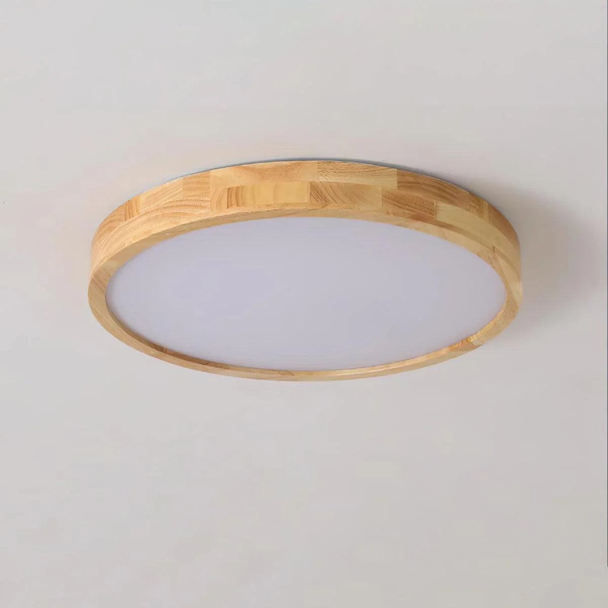Circle Wooden Ceiling Light