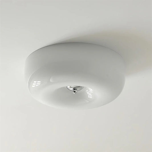 Cream Pudding Ceiling Lamp