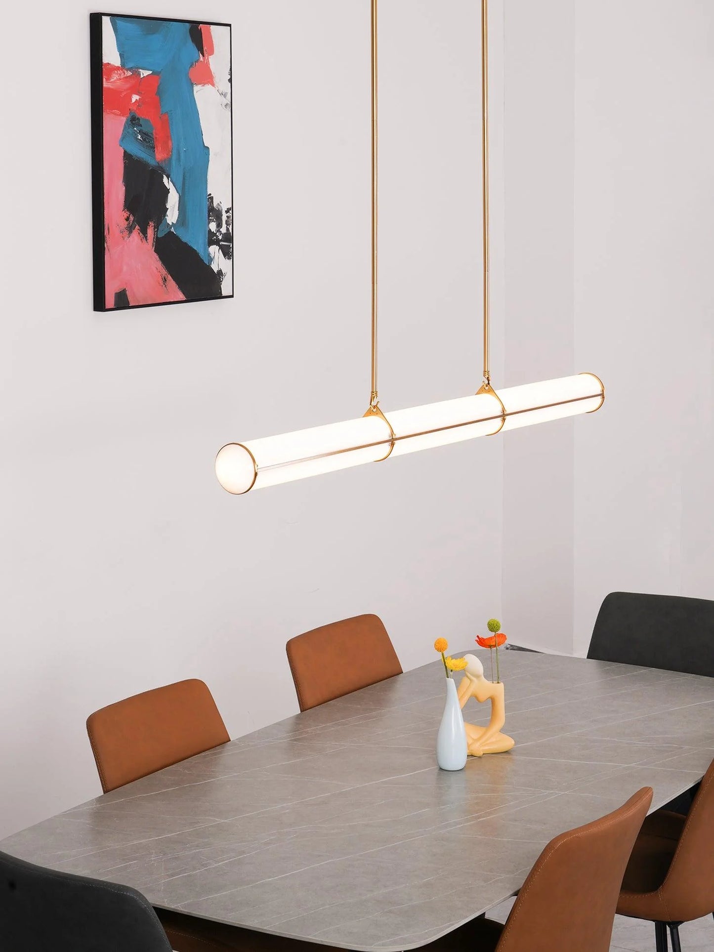 Cylindrical Endless Pendant Light