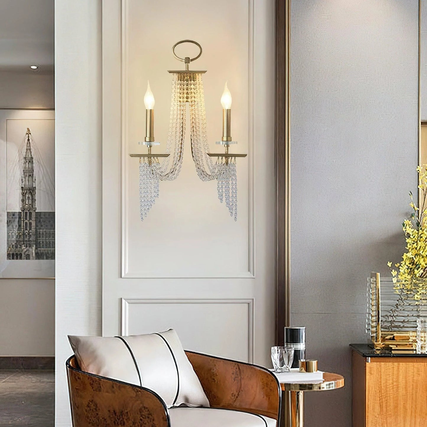 Droplet Cascade Wall Lamp