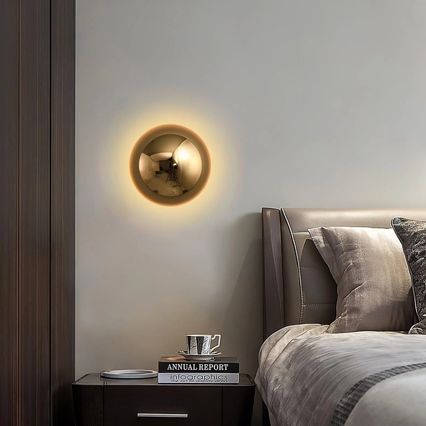 Aurum Sphere Wall Lamp