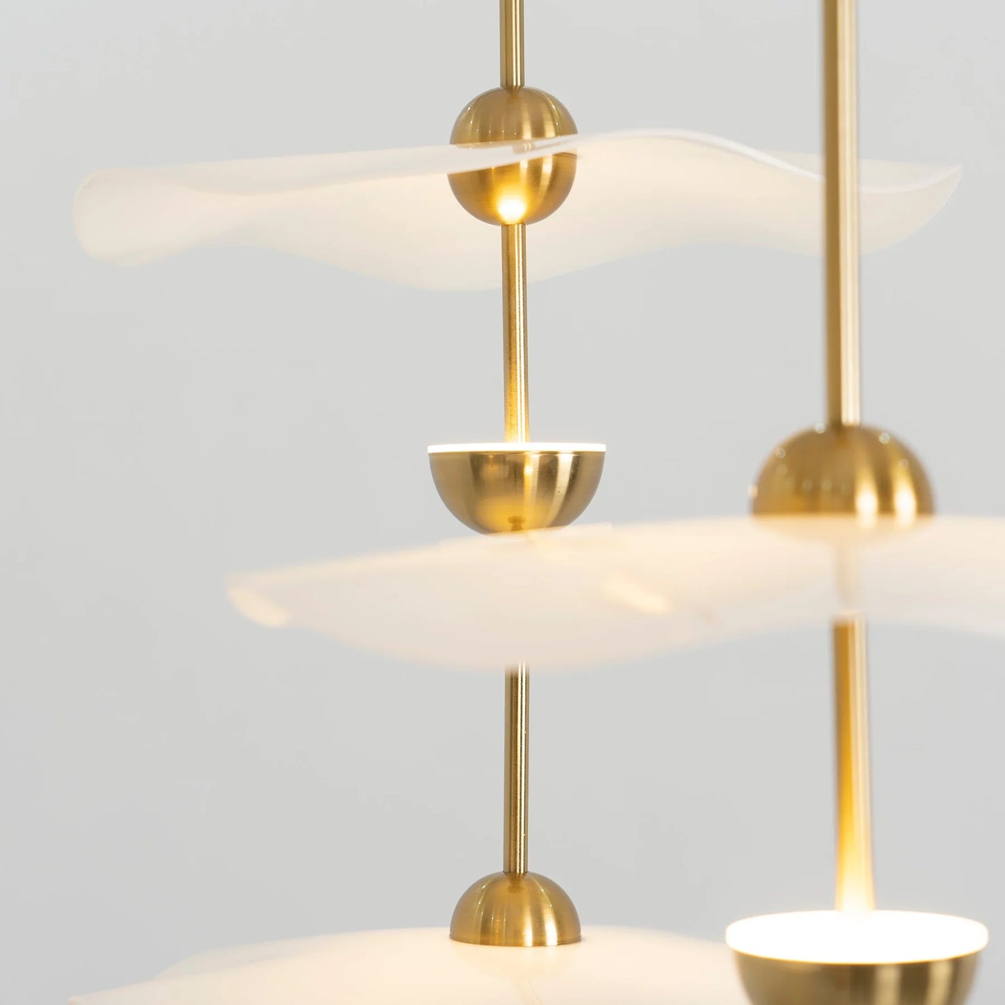 Envolee Double Biscuit Pendant Light