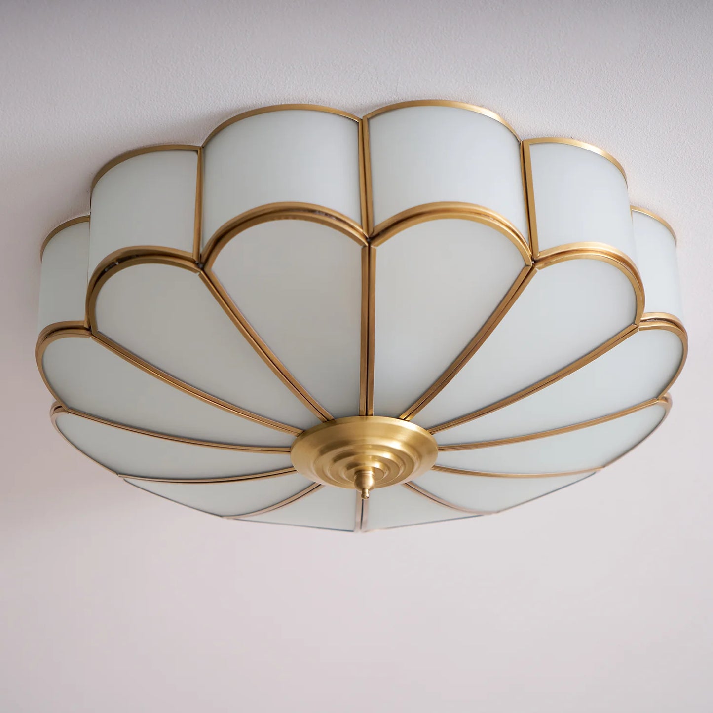 Flower Shape Glass Recessed Ceiling Light