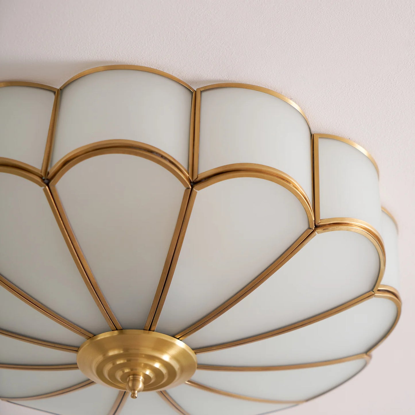 Flower Shape Glass Recessed Ceiling Light