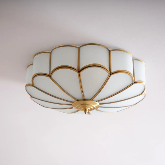 Flower Shape Glass Recessed Ceiling Light