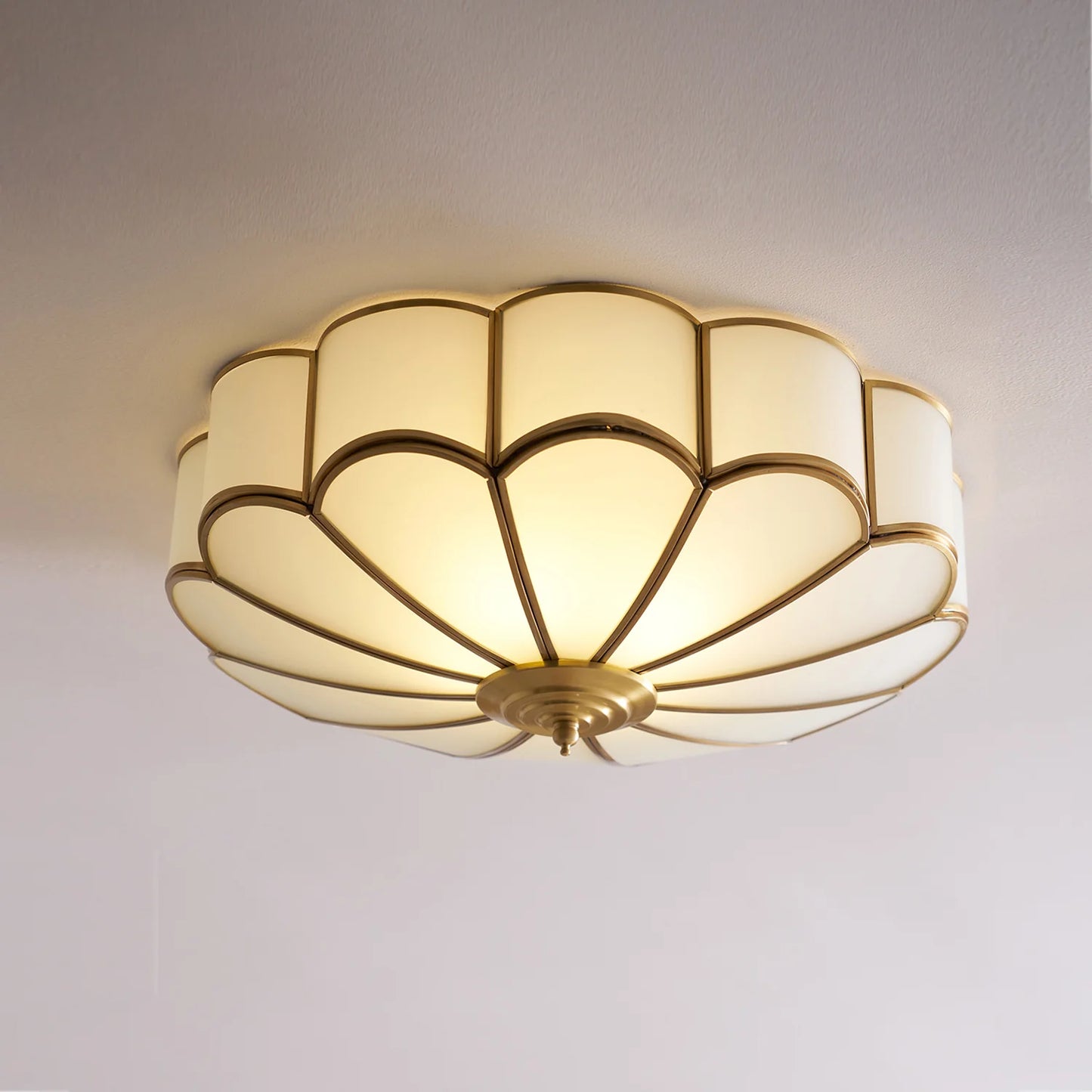 Flower Shape Glass Recessed Ceiling Light