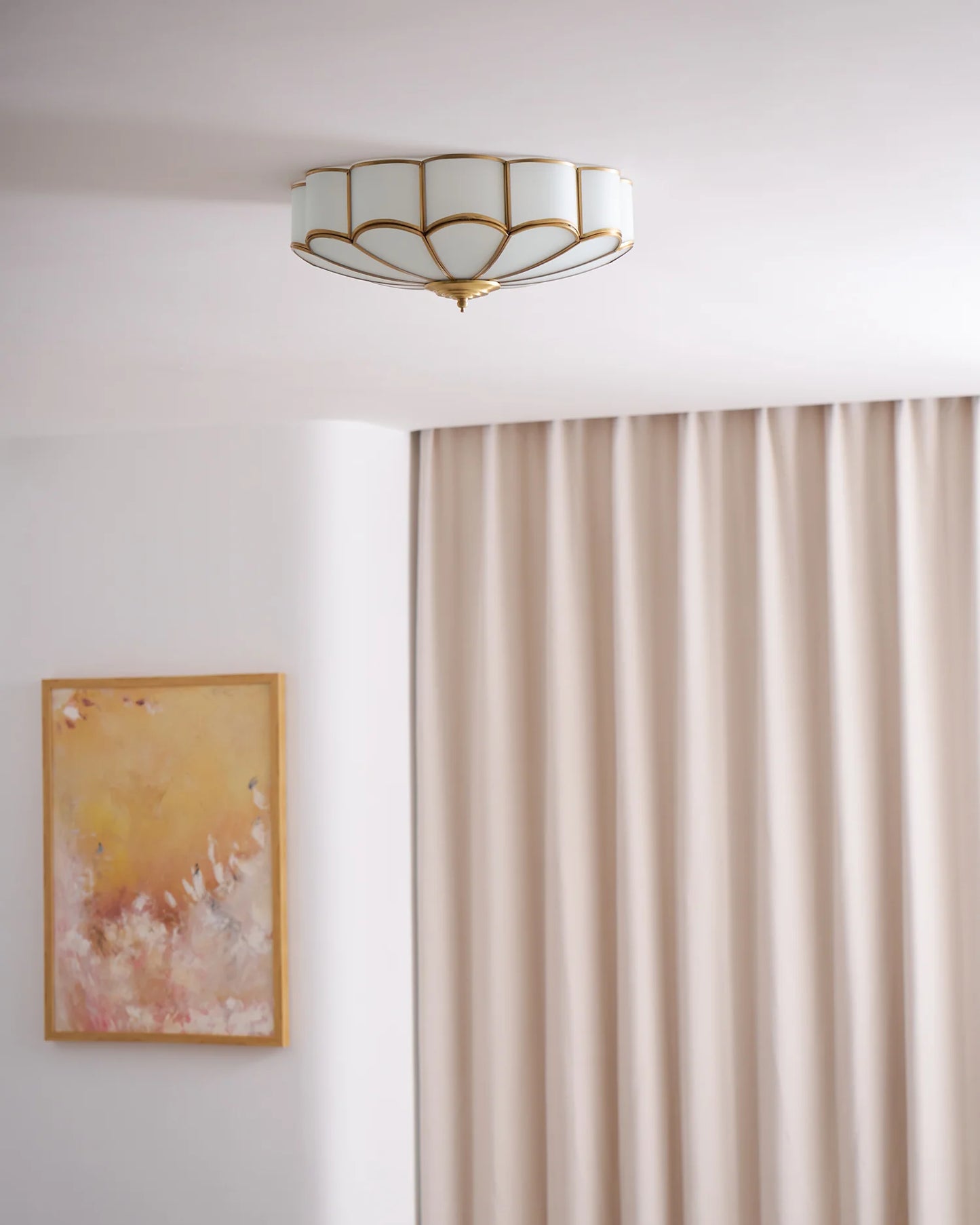 Flower Shape Glass Recessed Ceiling Light