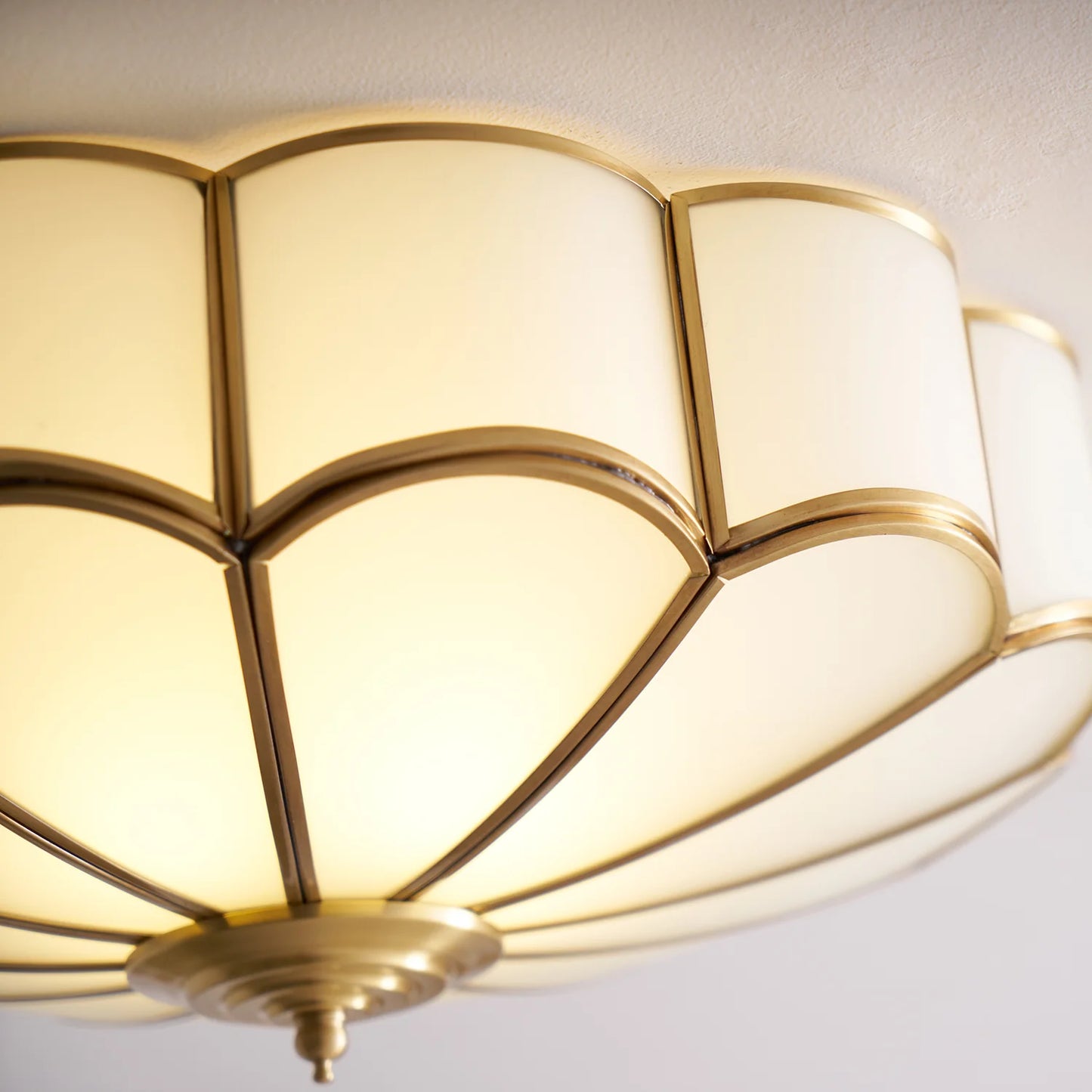 Flower Shape Glass Recessed Ceiling Light