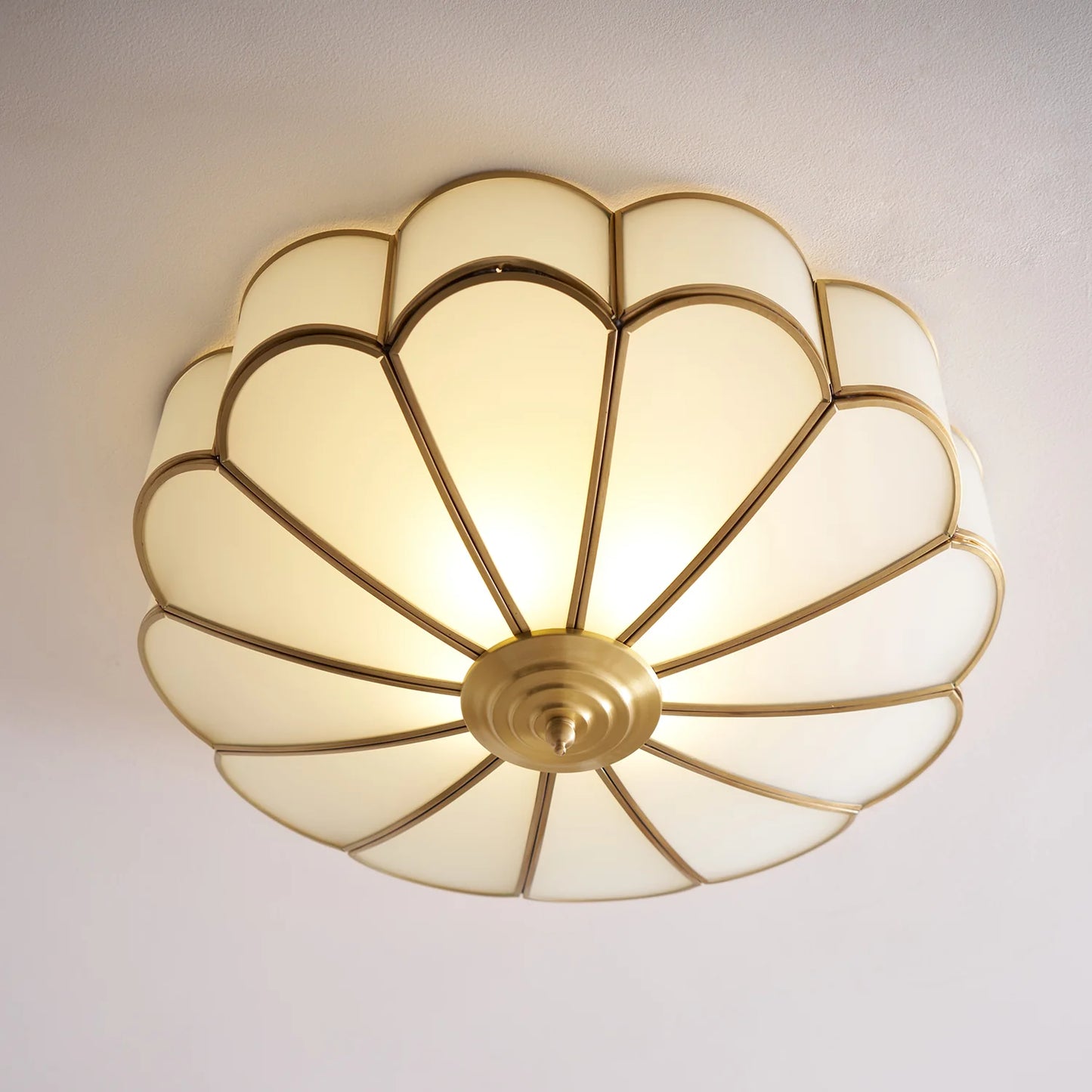 Flower Shape Glass Recessed Ceiling Light