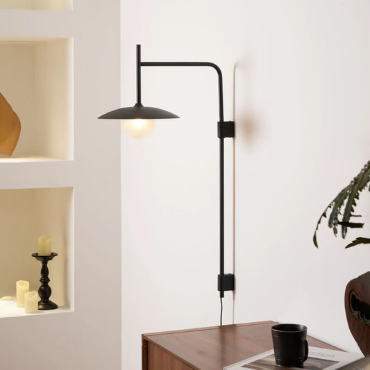 Gea Swing Arm Plug-in Wall Lamp