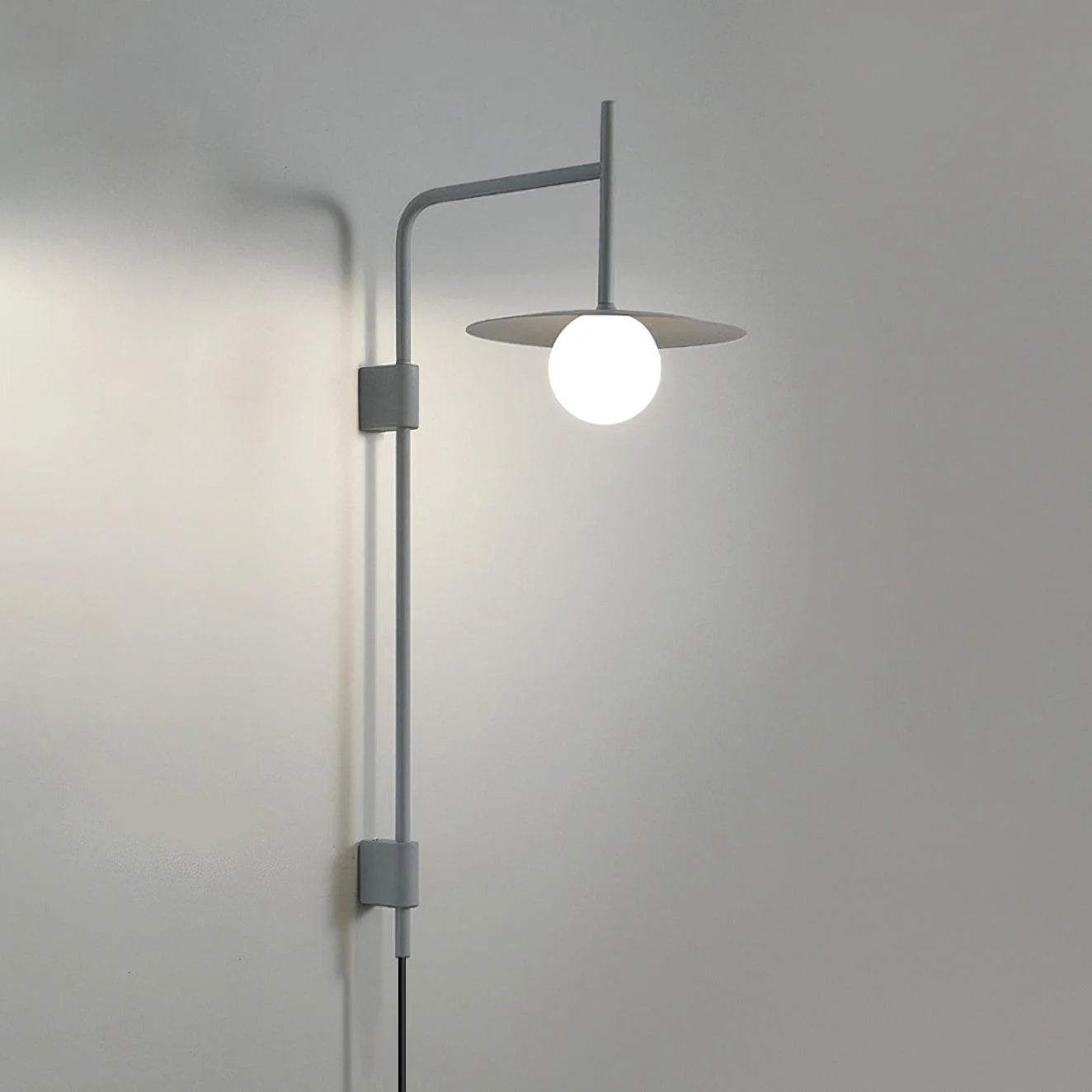 Gea Swing Arm Plug-in Wall Lamp