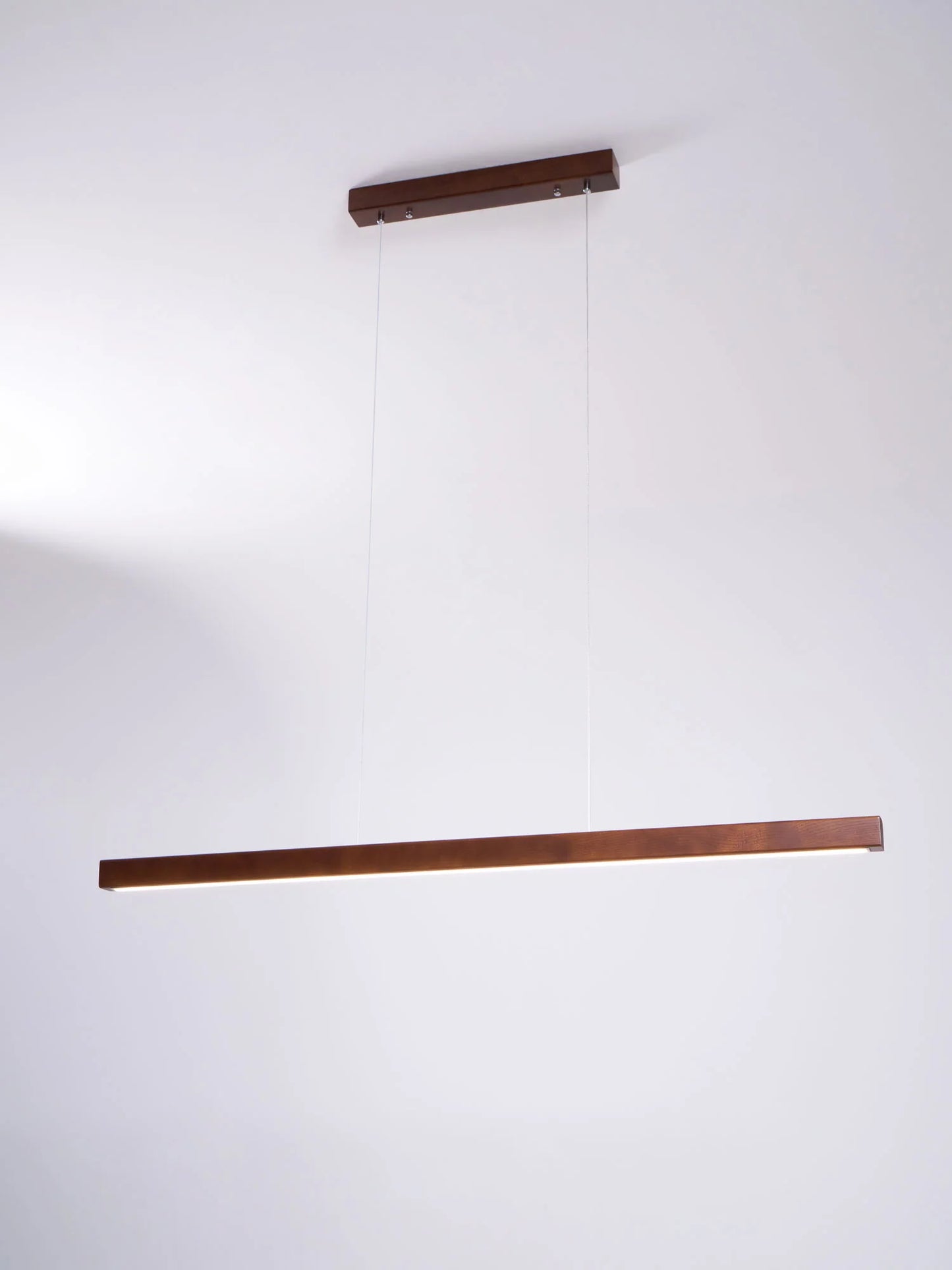 Linear Wooden Pendant Light