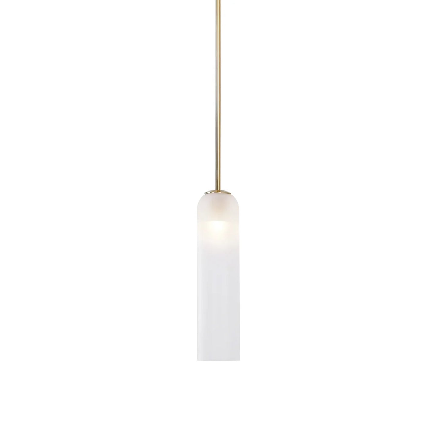 Long Tube Glass Pendant Light