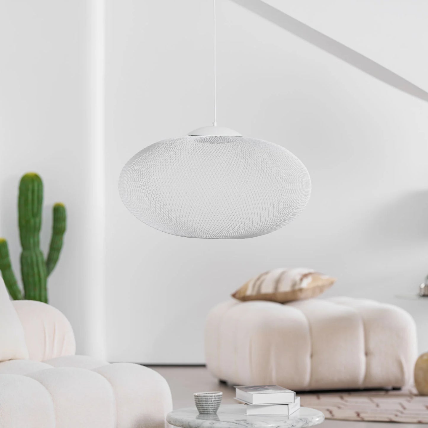 Metallic Meshwork Pendant Lamp
