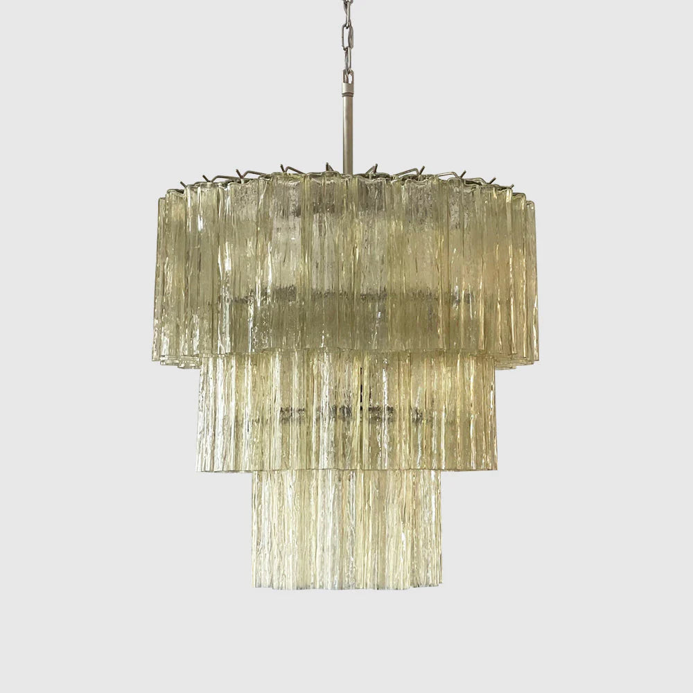 Murano Honey Tubes Chandelier