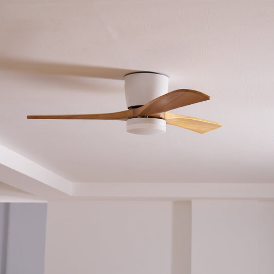 Nordic Wooden Ceiling Fan Light