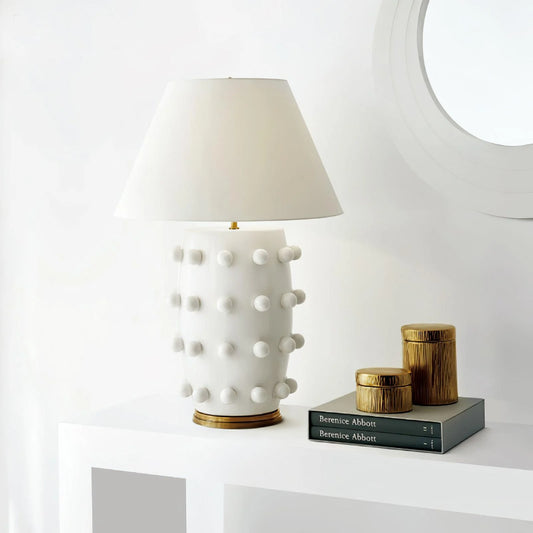 Polka Dot Porcelain Table Lamp