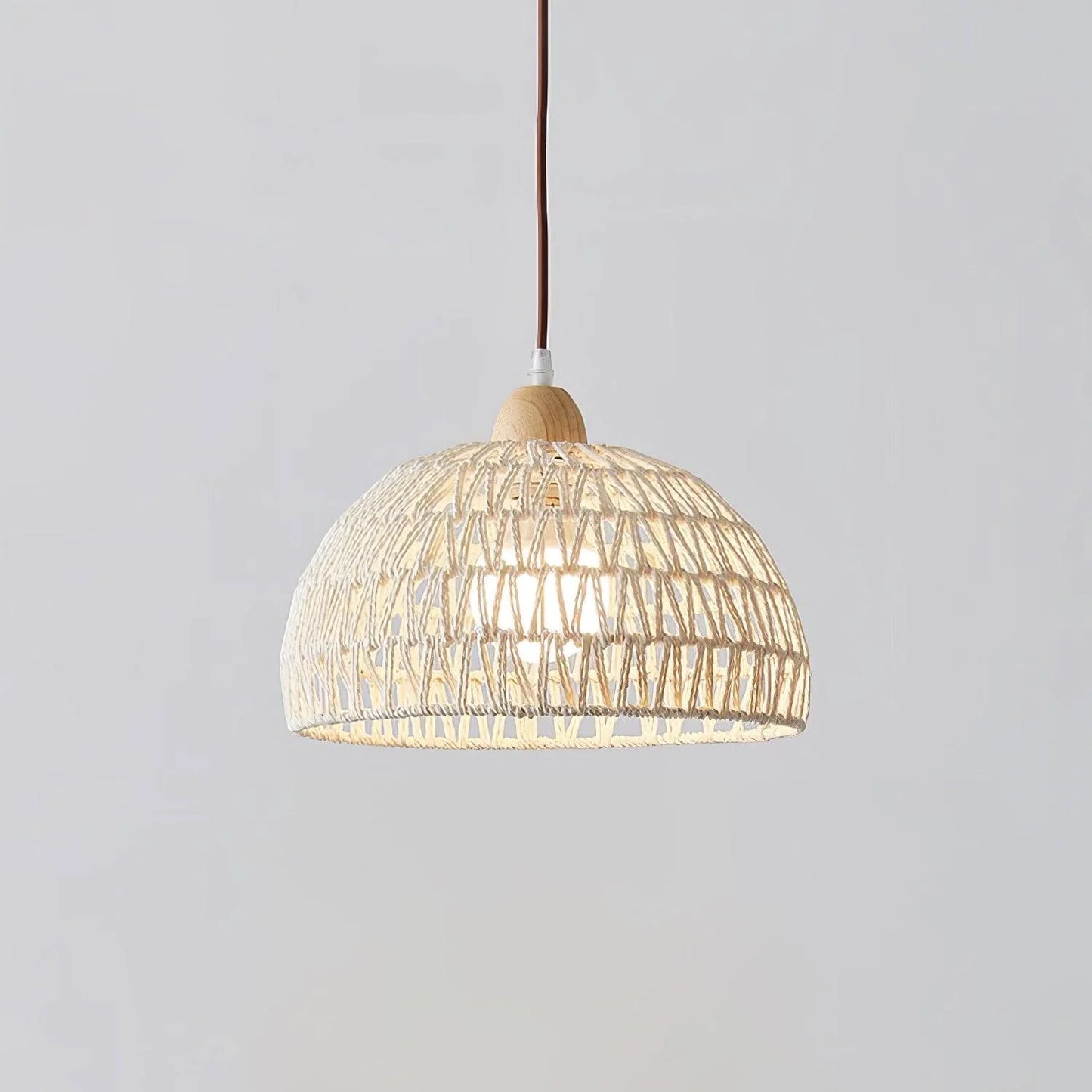 Rattan Arch Pendant Lamp