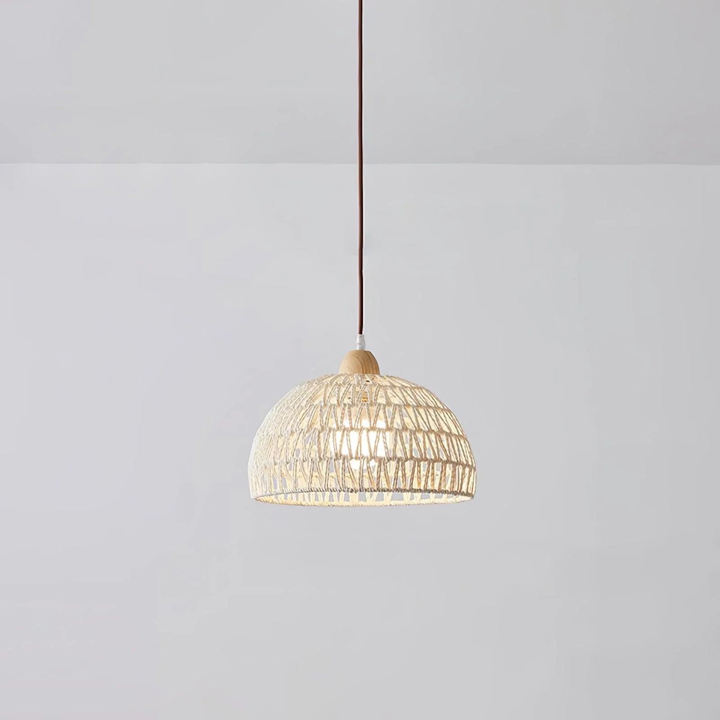Rattan Arch Pendant Lamp