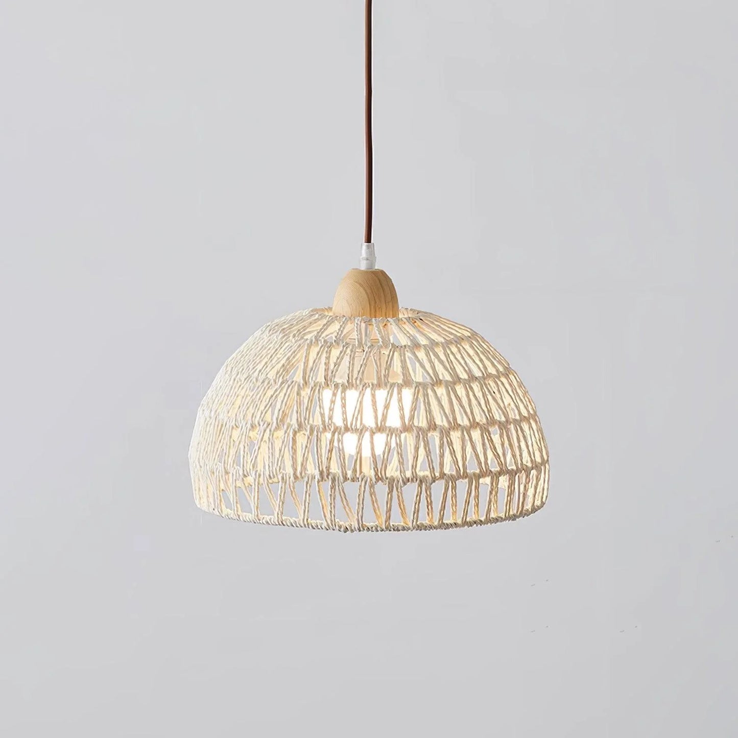 Rattan Arch Pendant Lamp