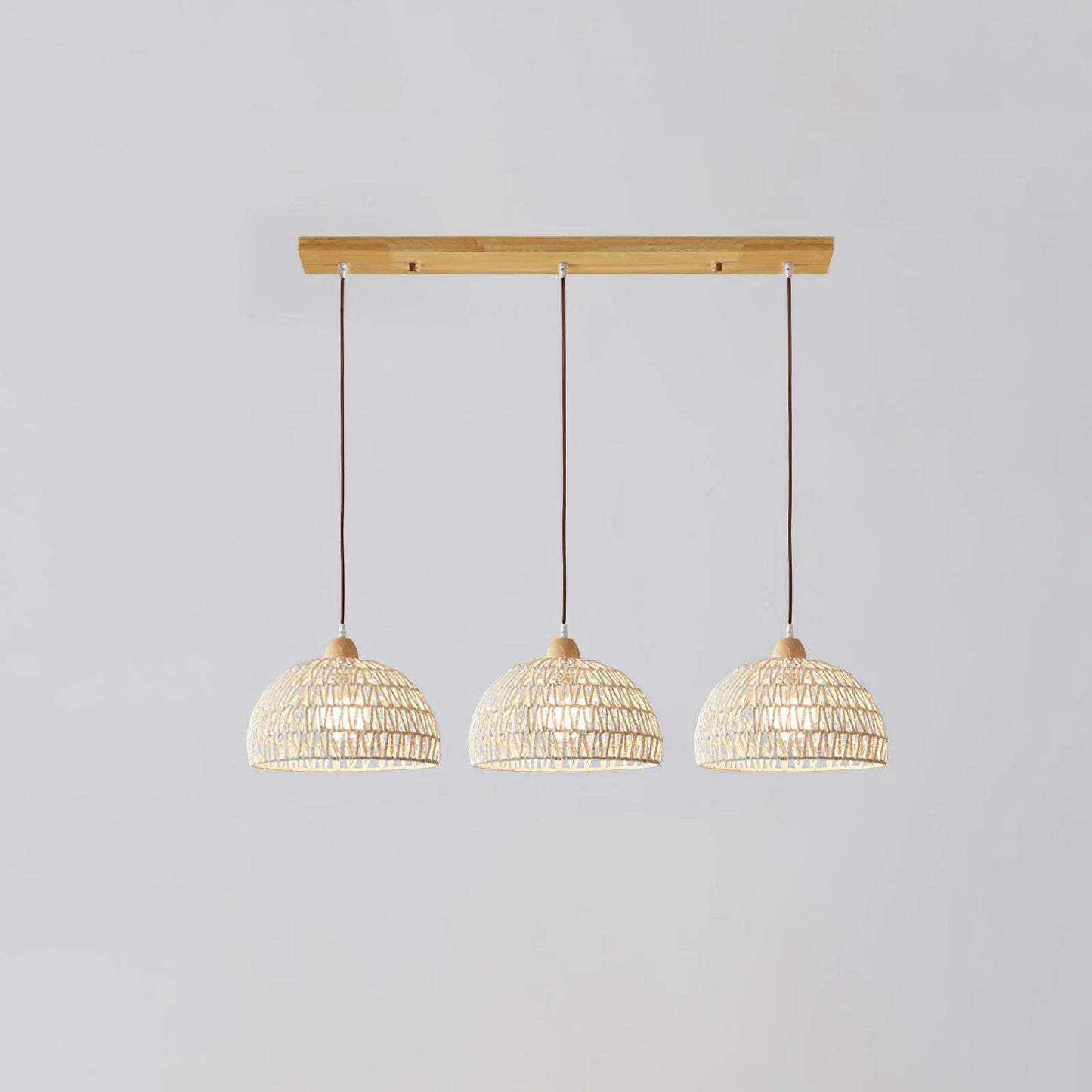 Rattan Arch Pendant Lamp