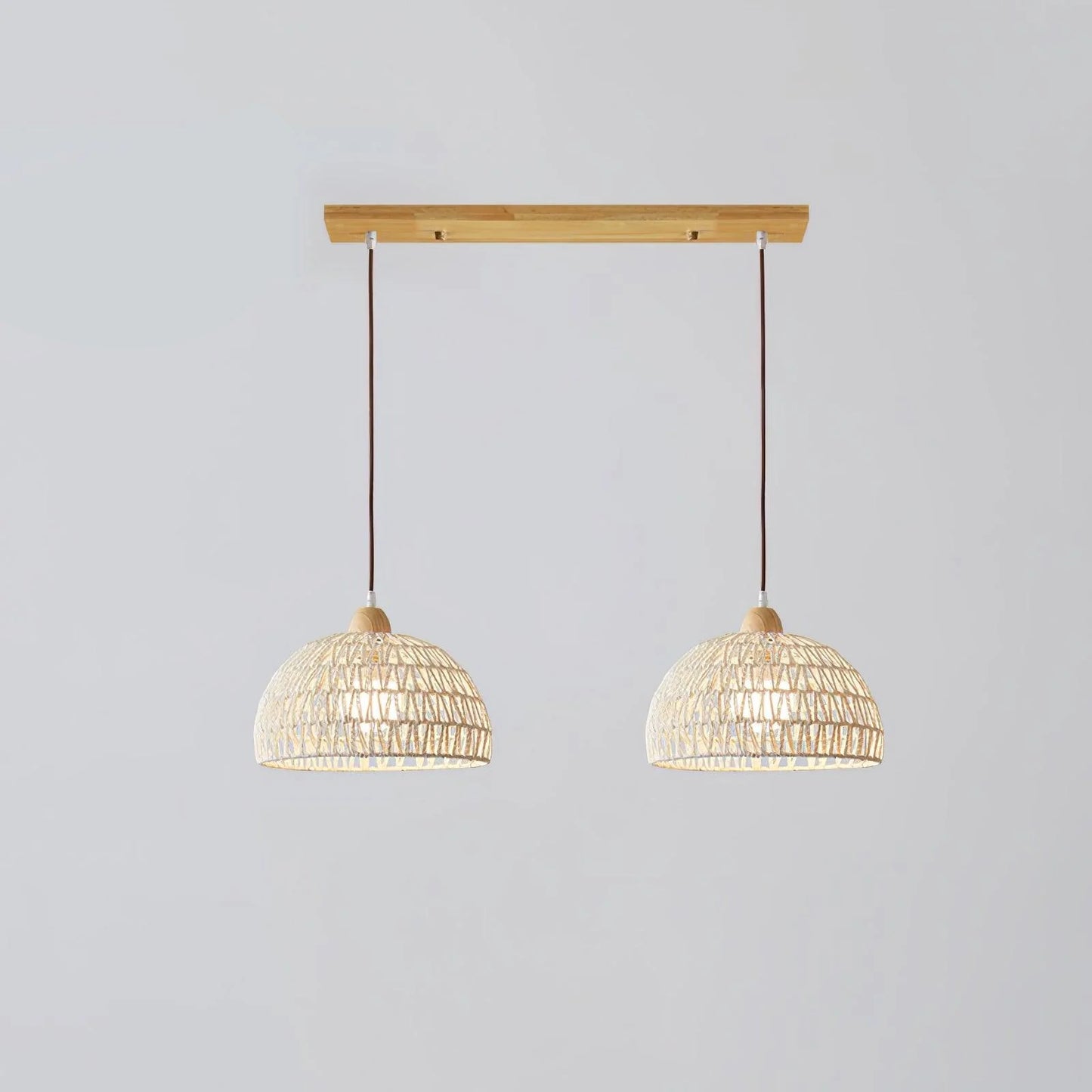 Rattan Arch Pendant Lamp