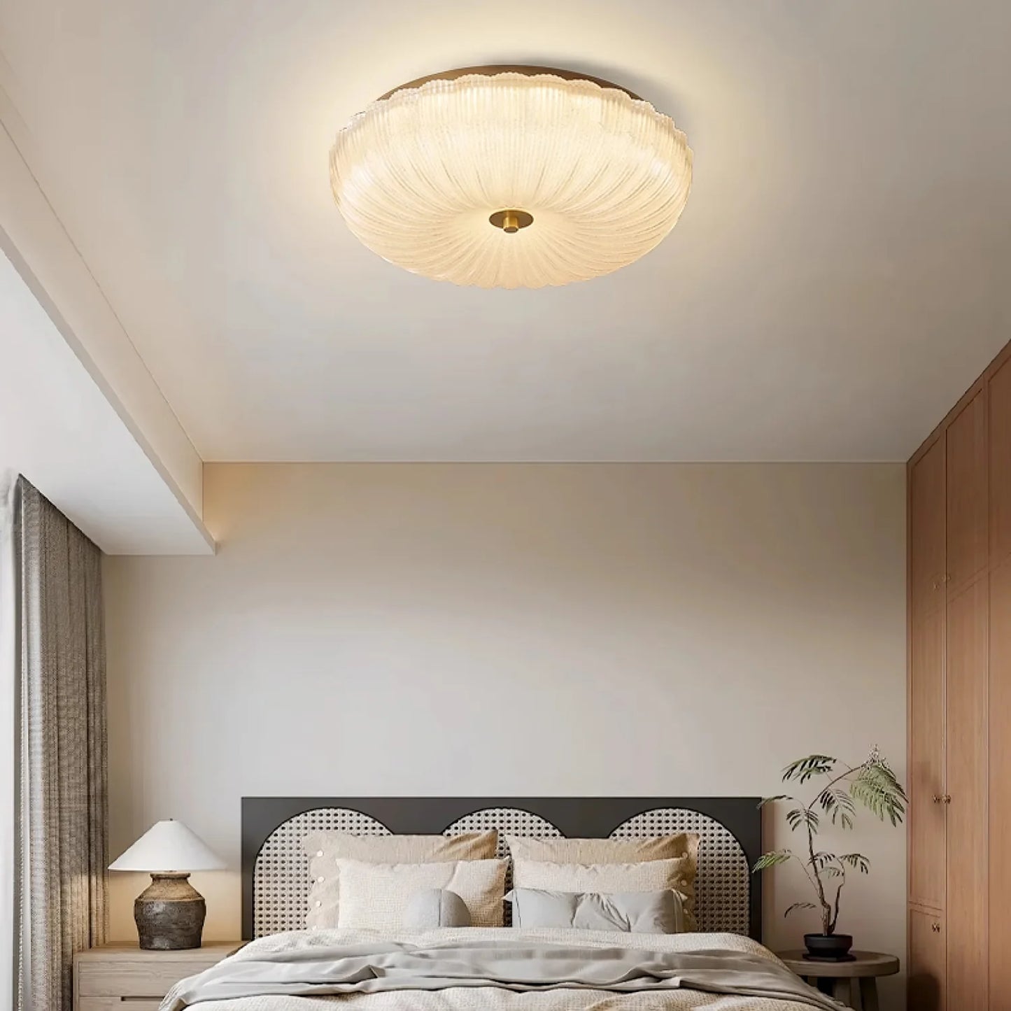 Ripple Glass Ceiling Lamp