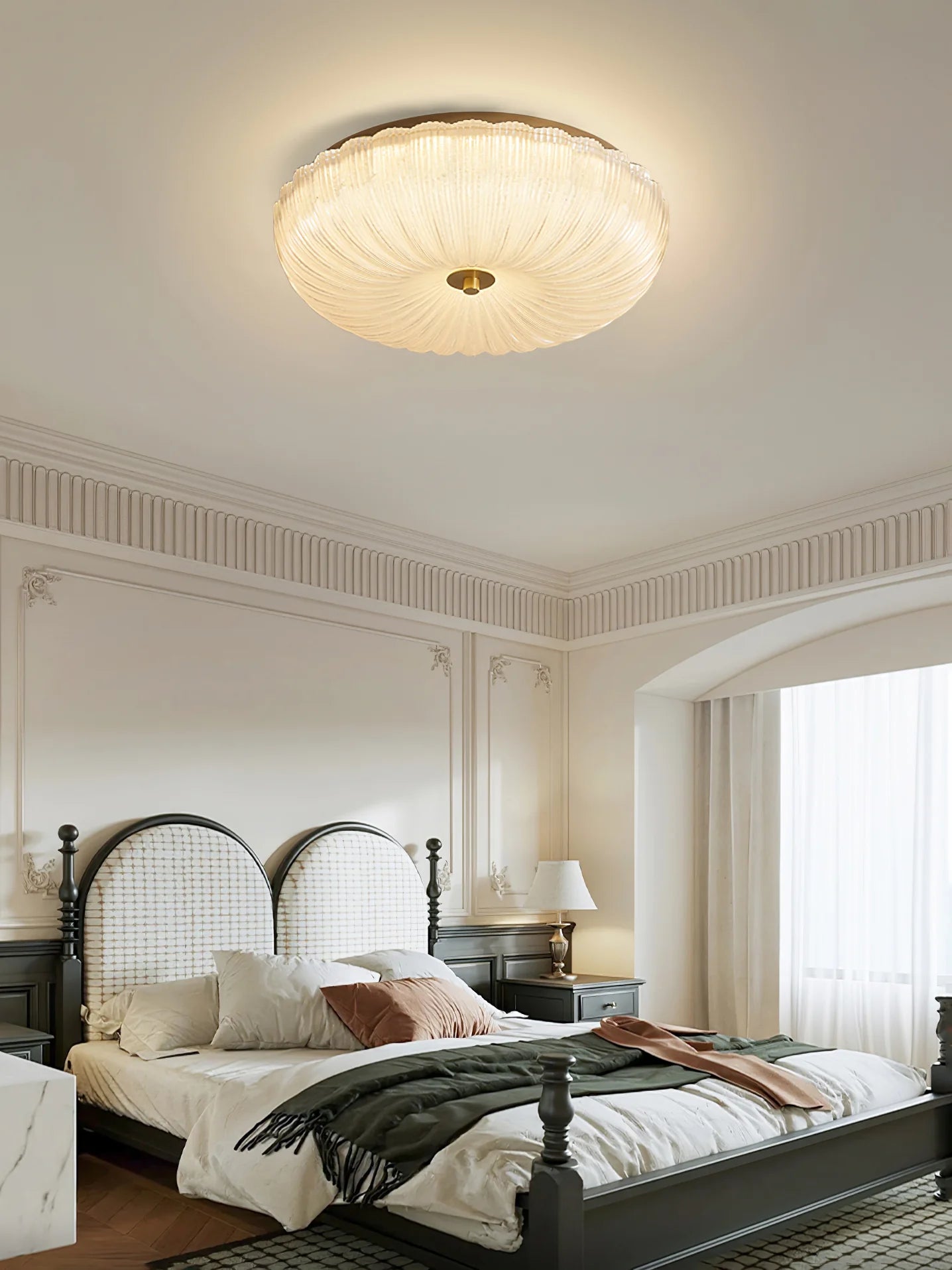 Ripple Glass Ceiling Lamp