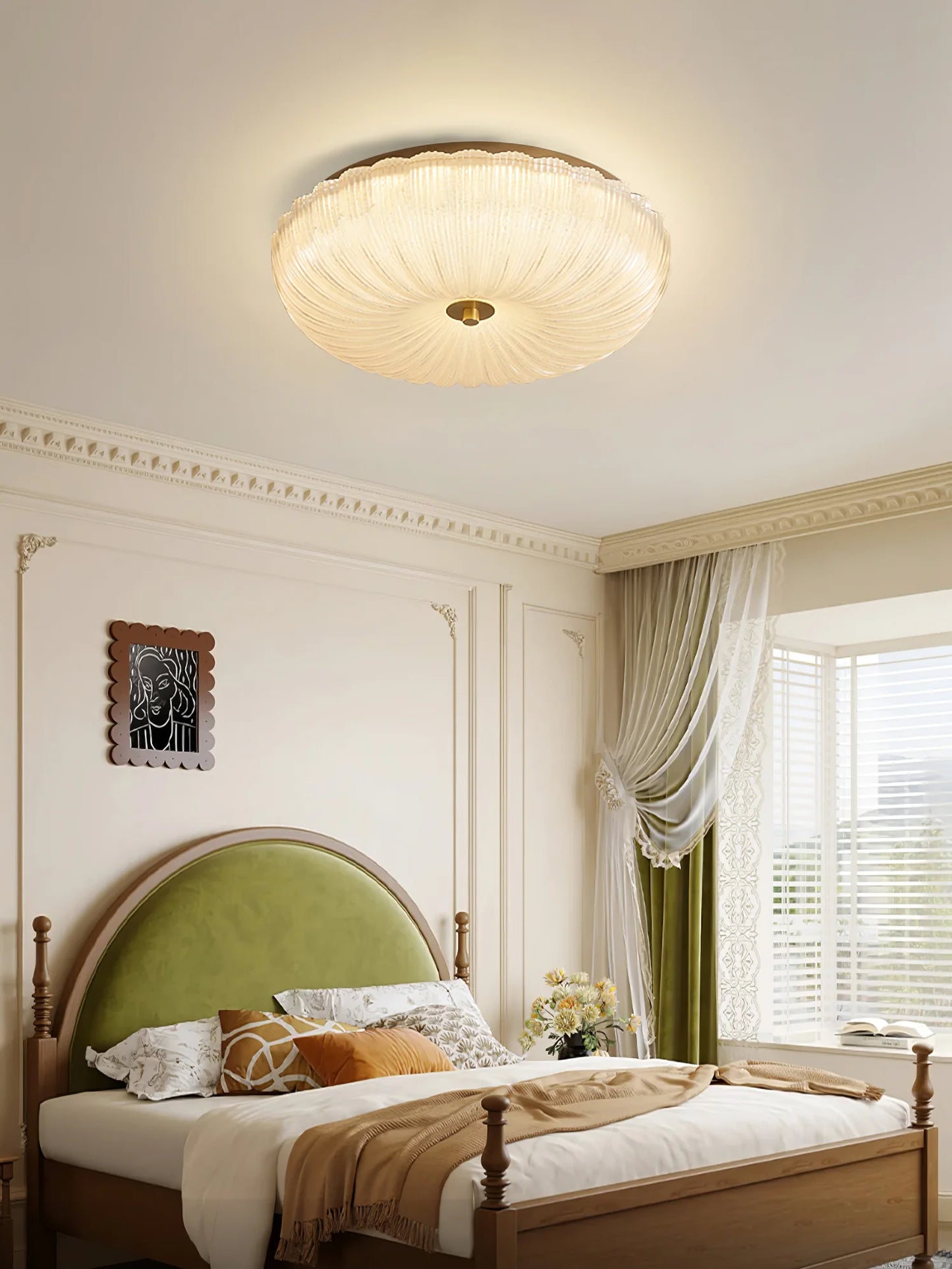 Ripple Glass Ceiling Lamp