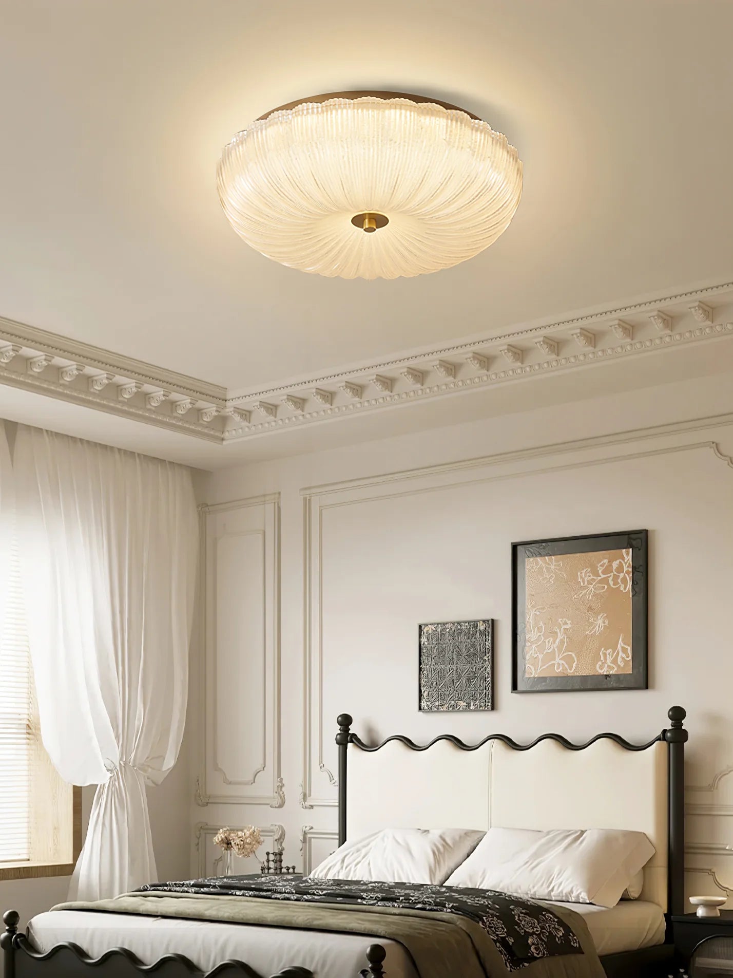 Ripple Glass Ceiling Lamp
