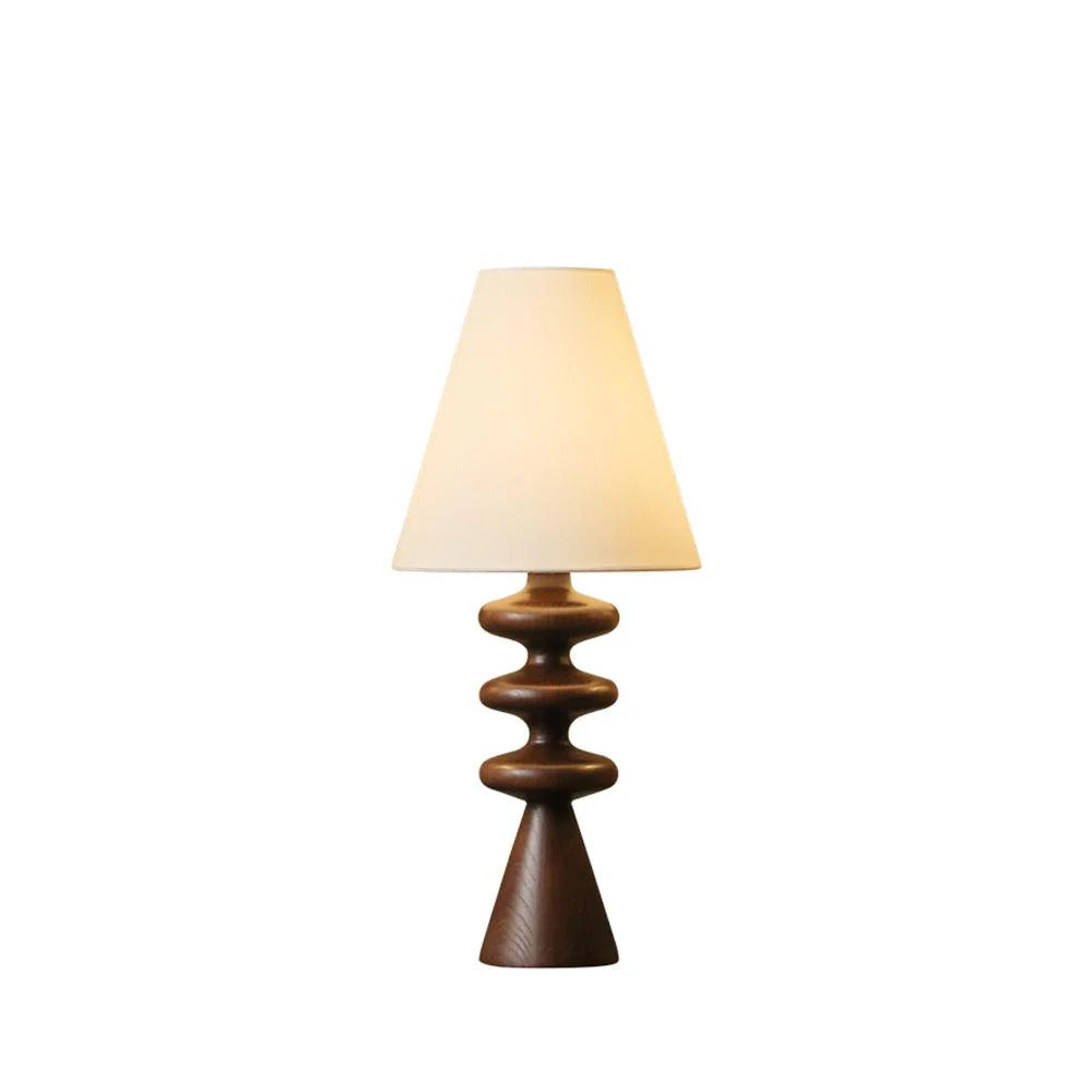 Ripple Wood Table Lamp