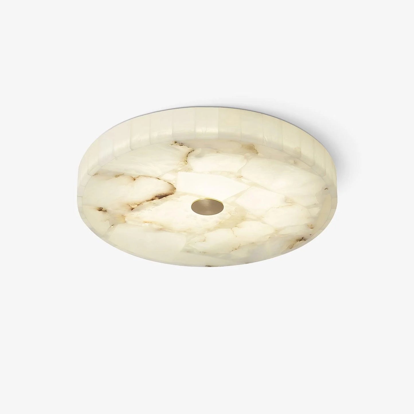Round Alabaster Ceiling Lamp