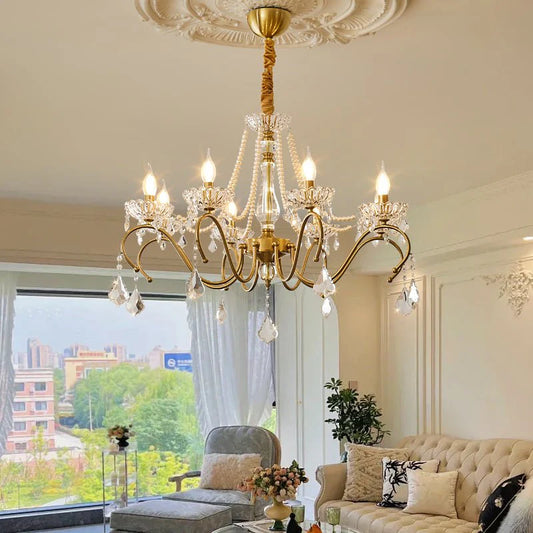 Sapphire Crystal Chandelier