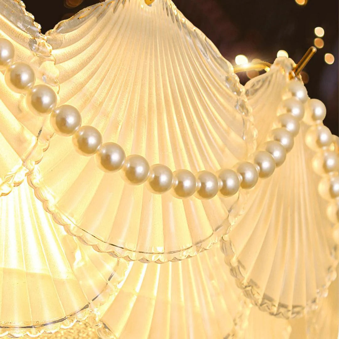 Shell Glass Ceiling Lamp