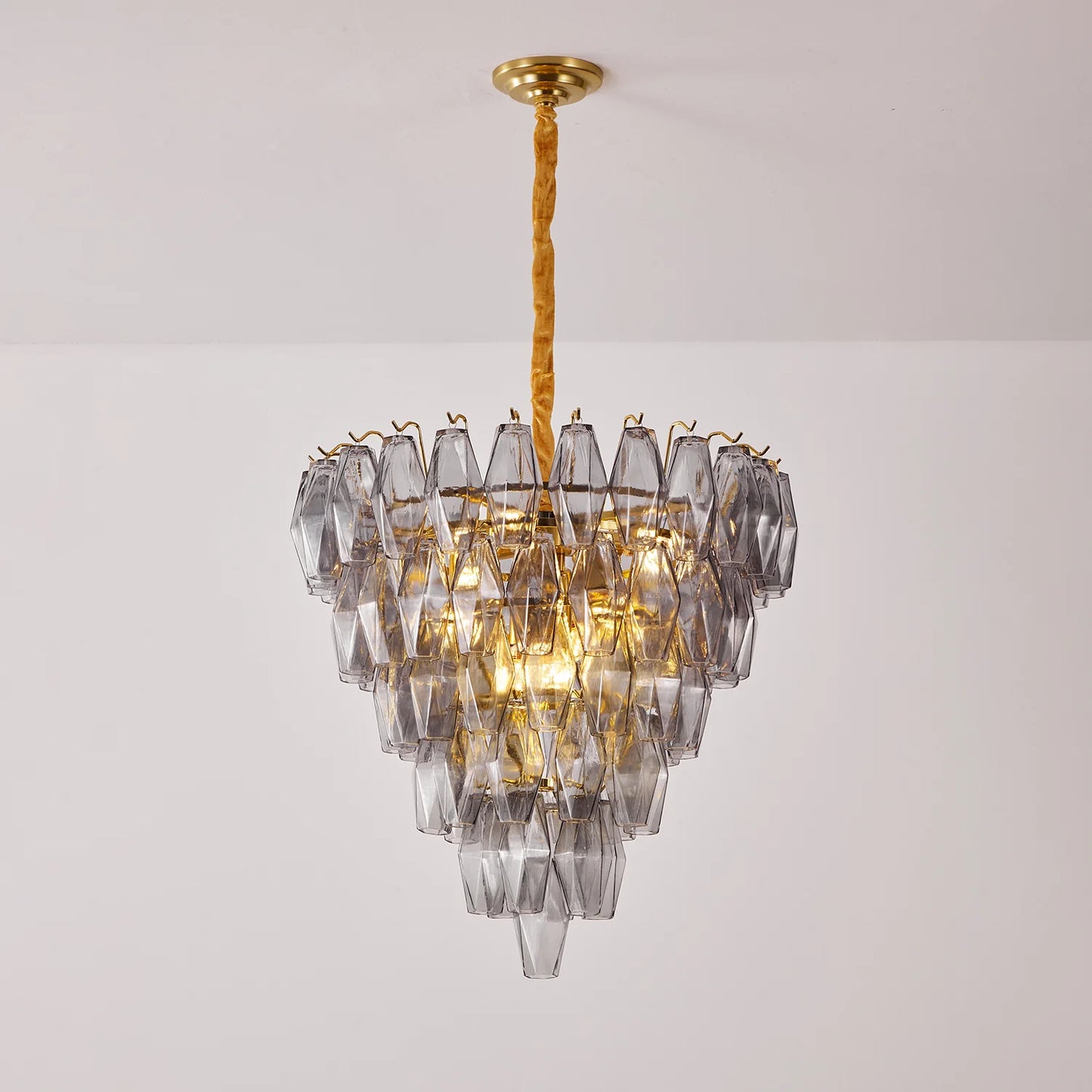 Smoke Gray Empire Chandelier