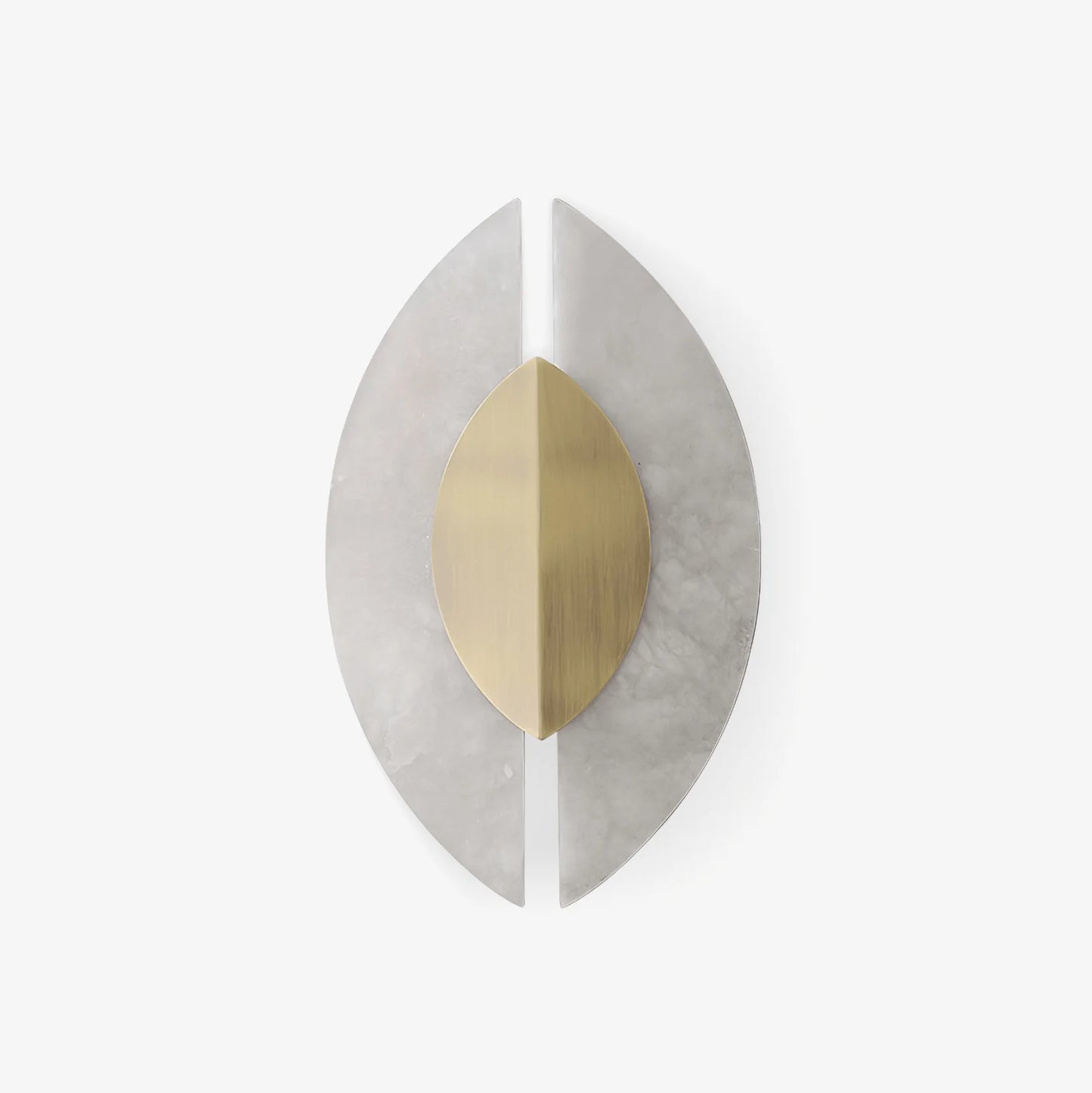 Solari Alabaster Leaf Sconce