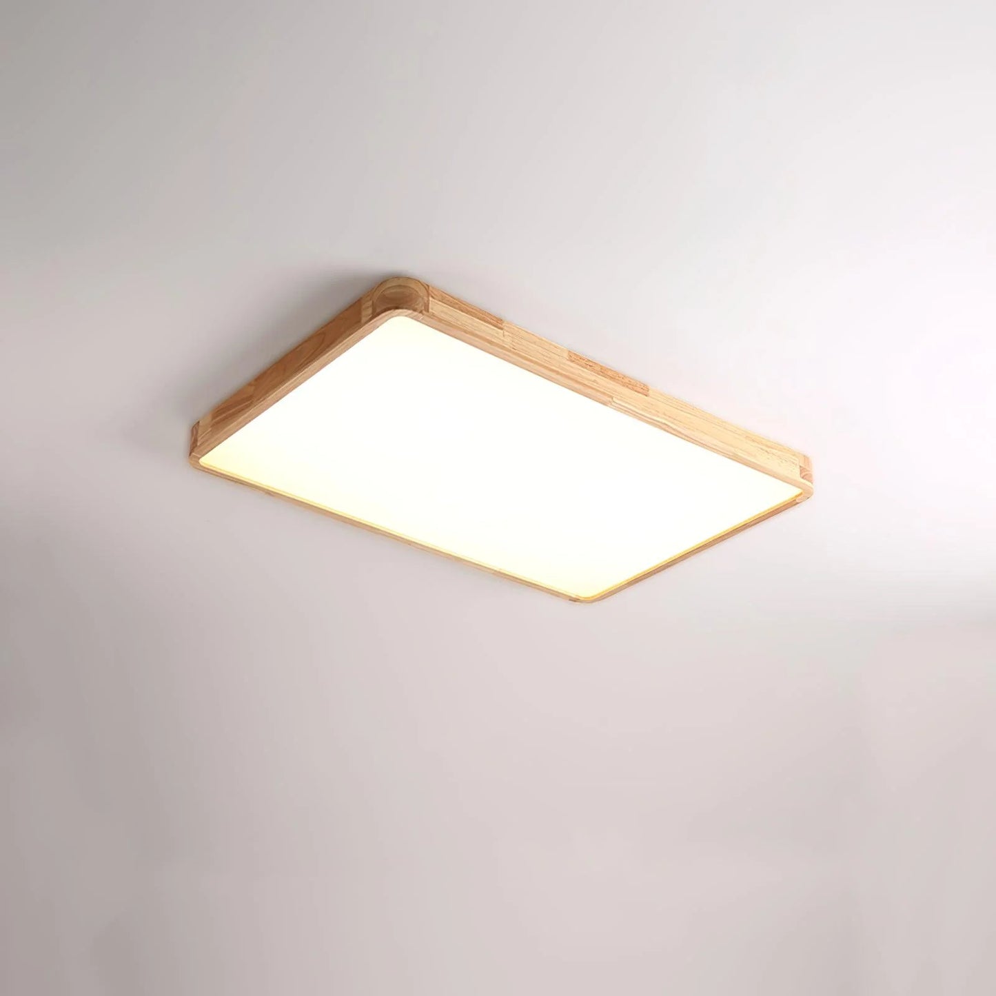 Sqare Wooden Ceiling Light