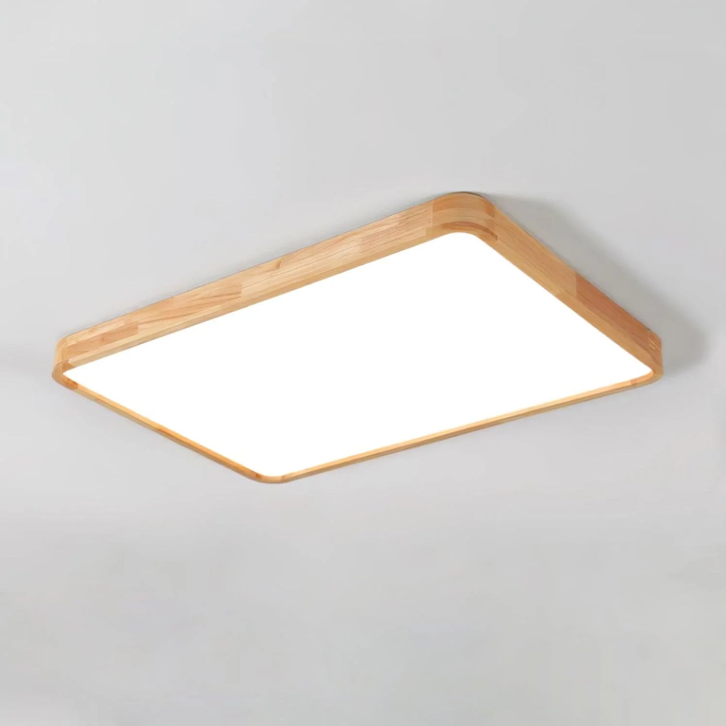 Sqare Wooden Ceiling Light