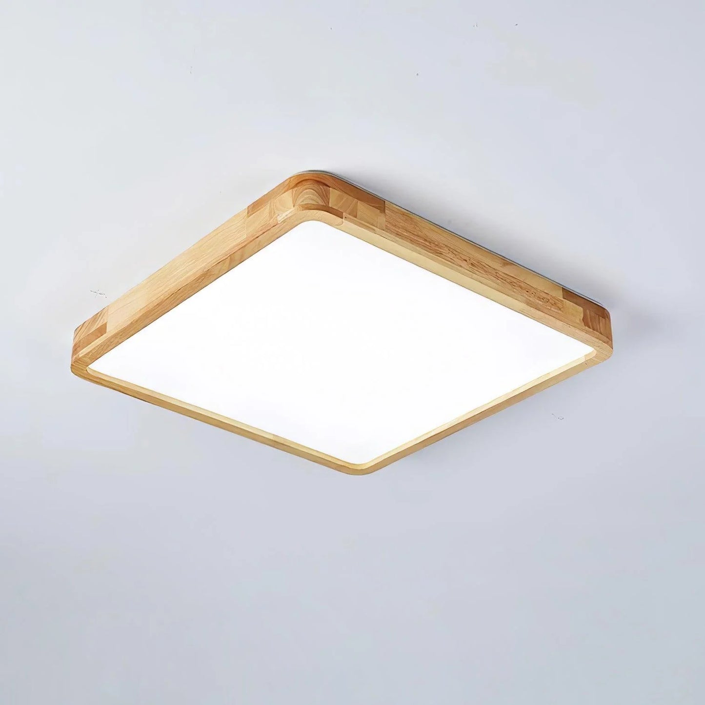 Sqare Wooden Ceiling Light