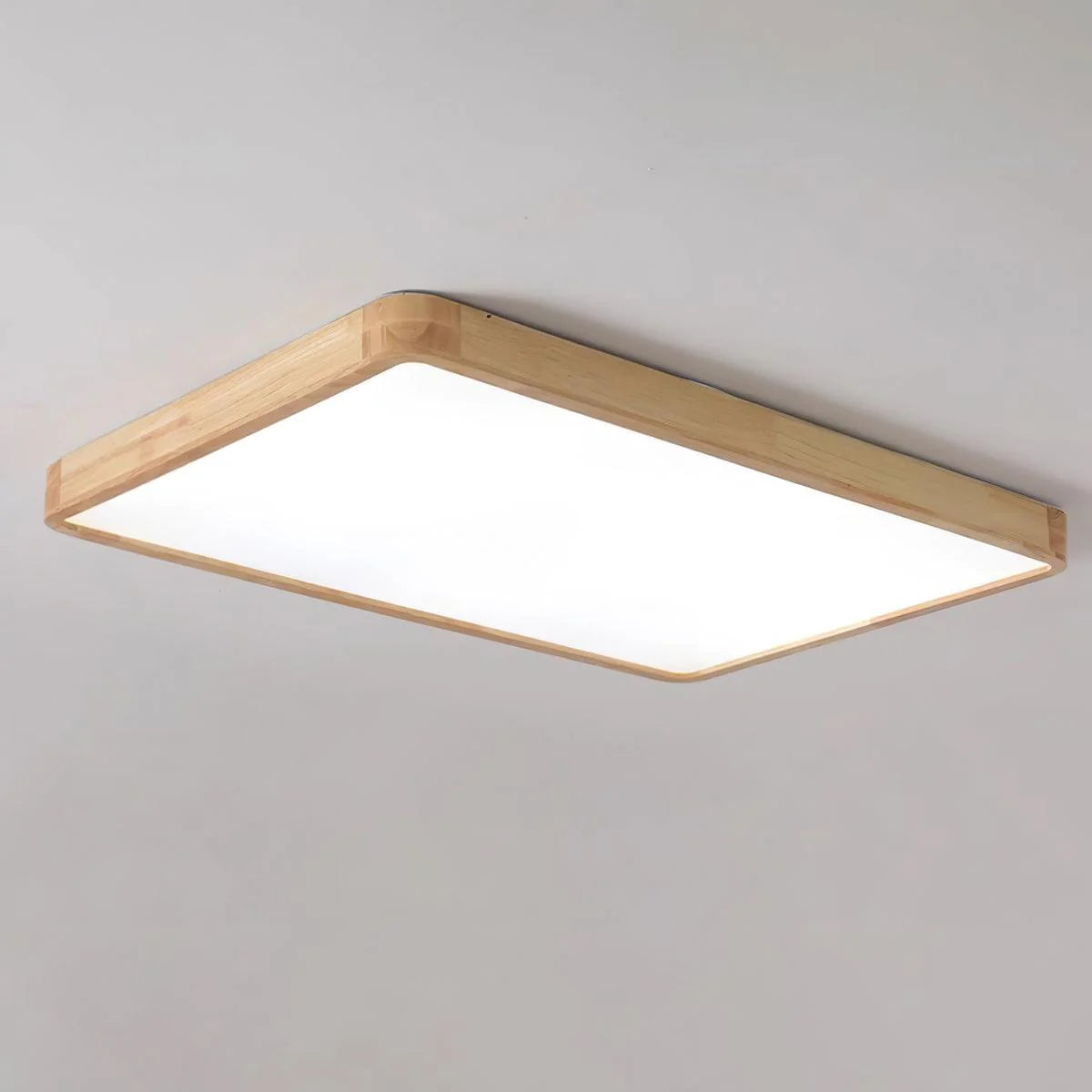 Sqare Wooden Ceiling Light