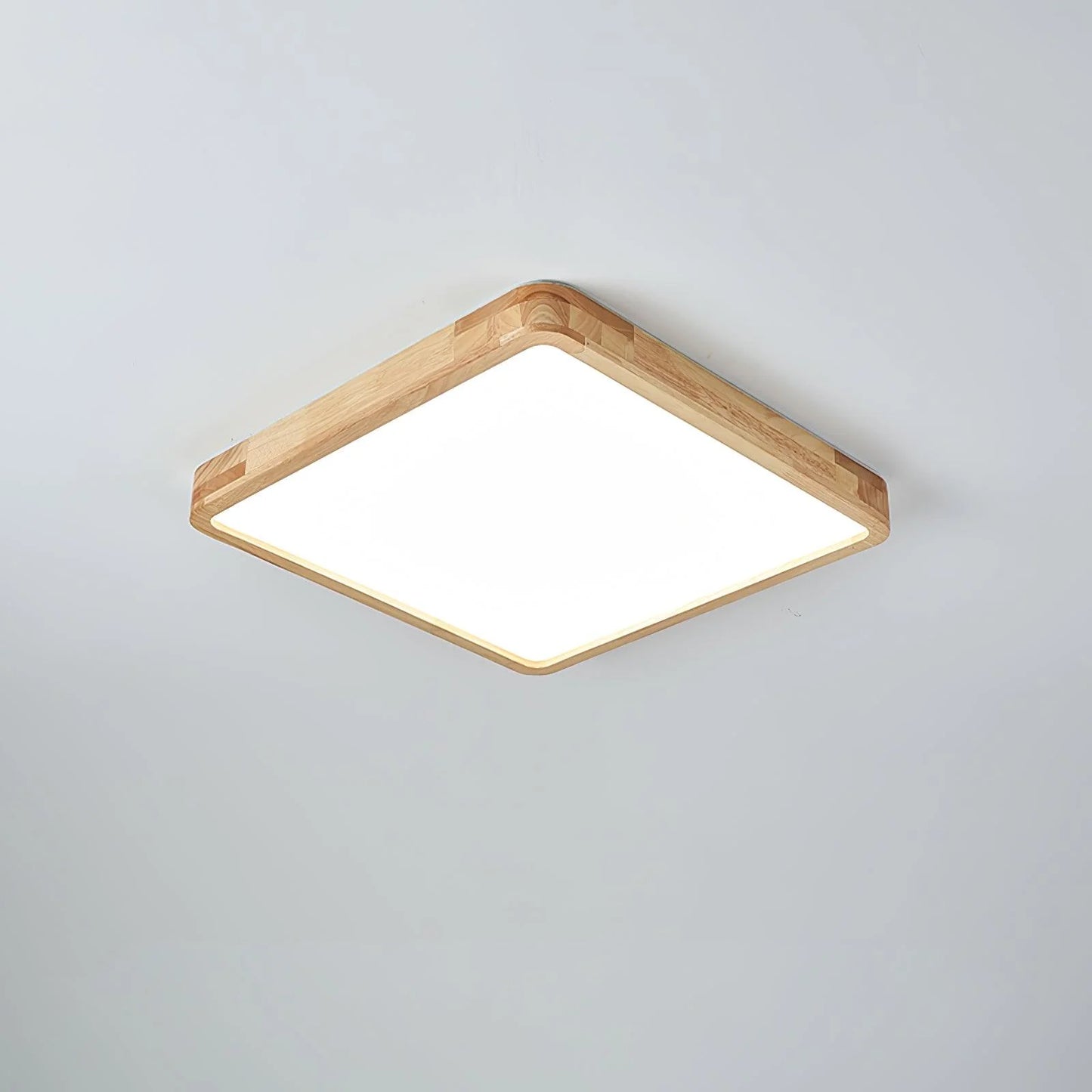 Sqare Wooden Ceiling Light